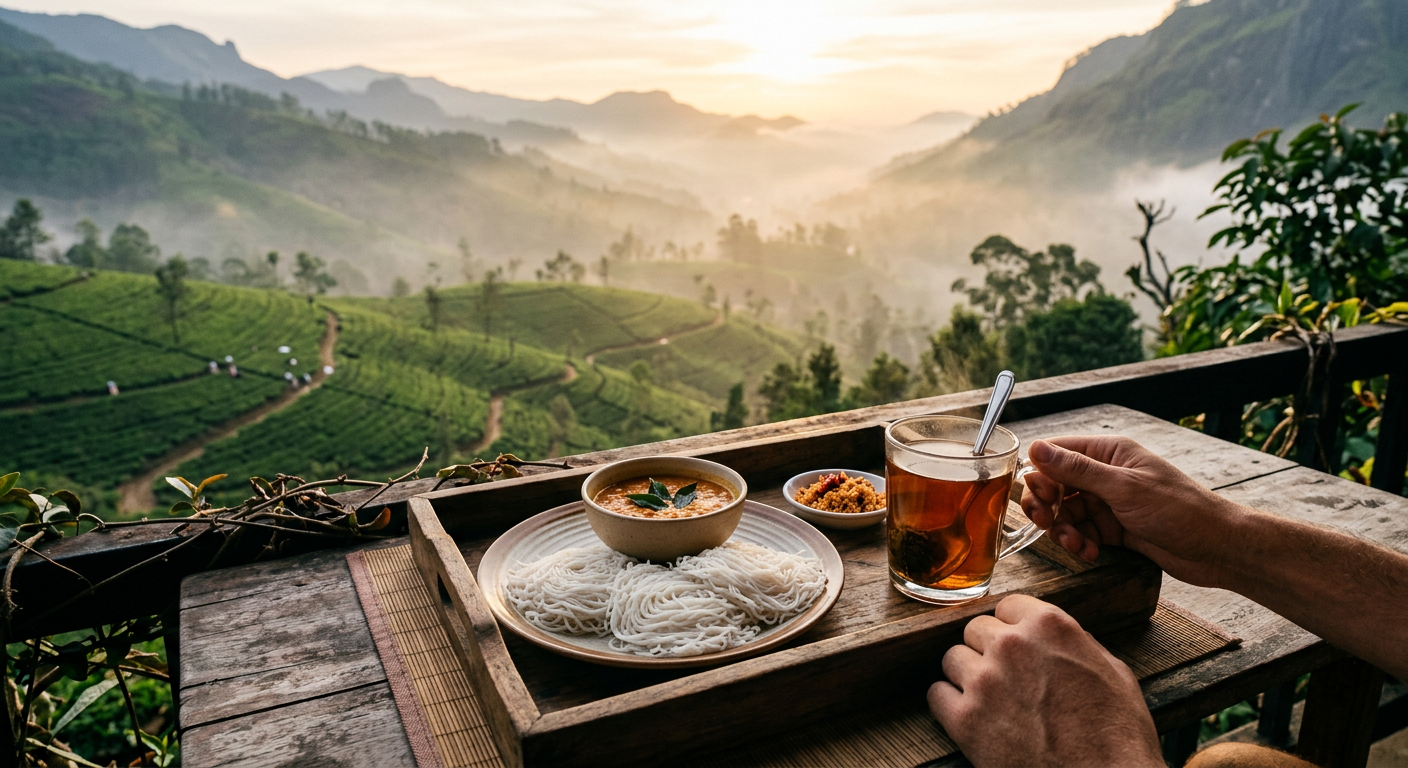 Breakfast at the Demodara Railway Loop