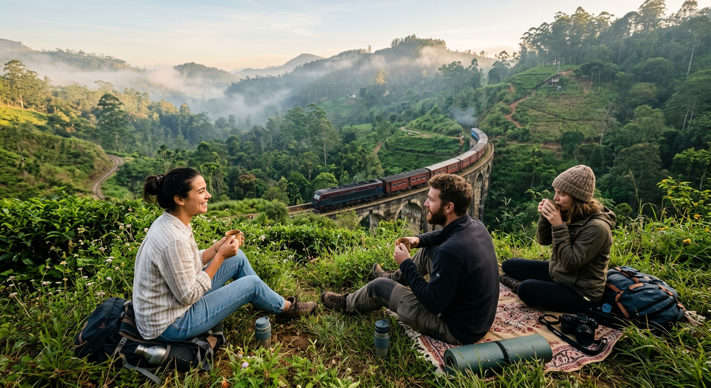 Breakfast at the Demodara Railway Loop