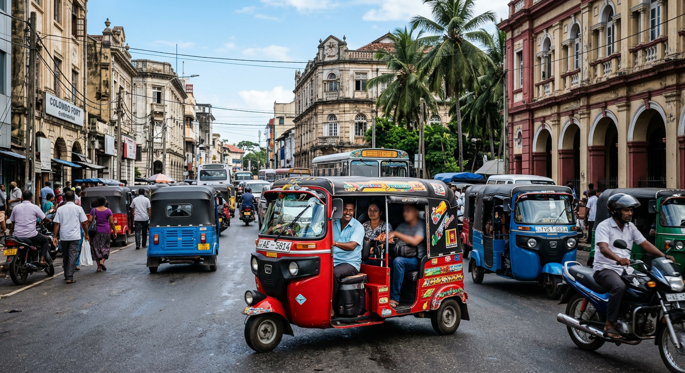 Colombo by Tuk Tuk