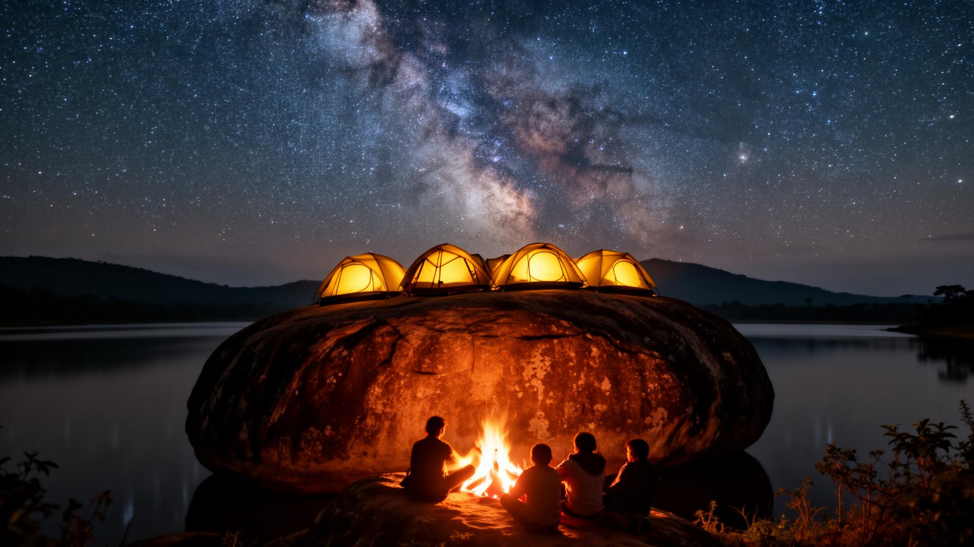 Pinihiniyagala Rock Night Camping